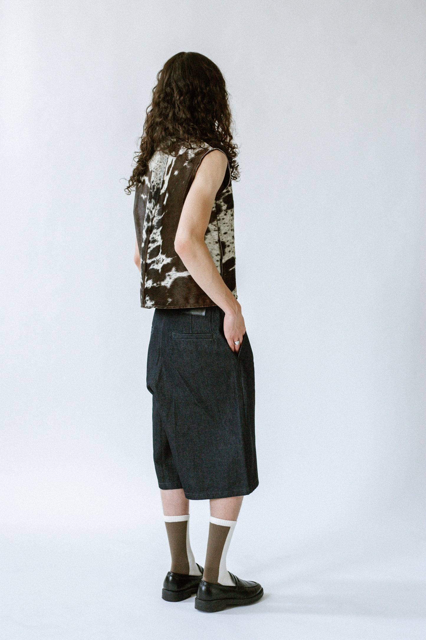 Limited edition｜L'ÉDITO 00 - DARE COW LEATHER JACKET